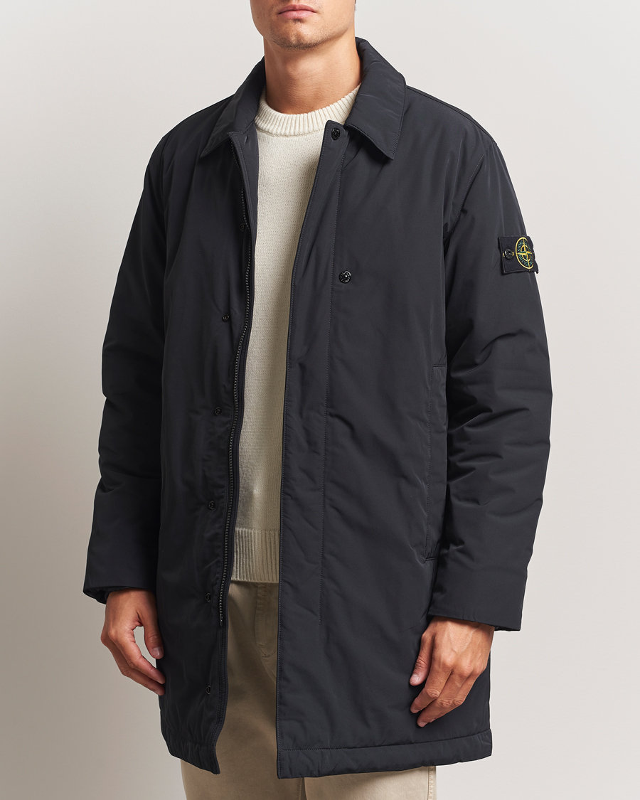 Homme | Manteaux Et Vestes | Stone Island | Micro Twill Primaloft Padded Coat Black