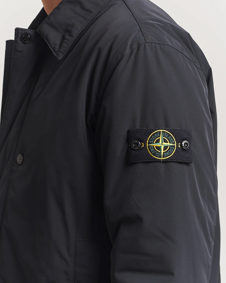 Homme | Manteaux Et Vestes | Stone Island | Micro Twill Primaloft Padded Coat Black
