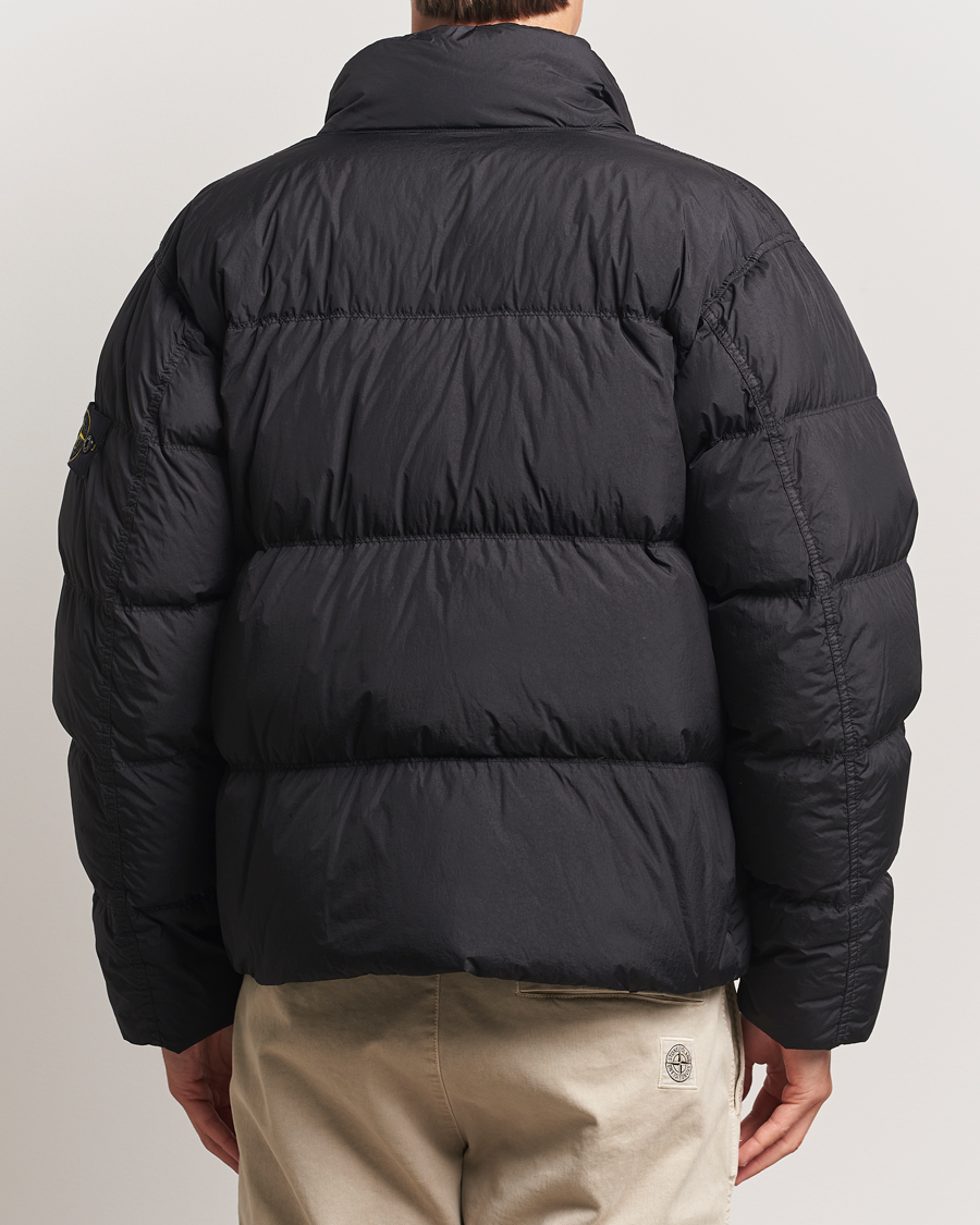 Homme | Manteaux Et Vestes | Stone Island | Crinkle Reps Down Jacket Black