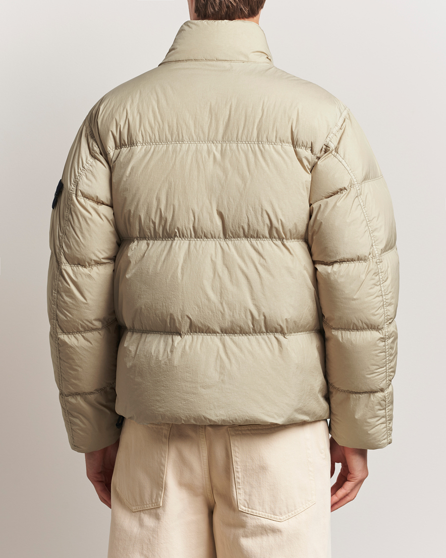 Homme | Manteaux Et Vestes | Stone Island | Crinkle Reps Down Jacket Beige