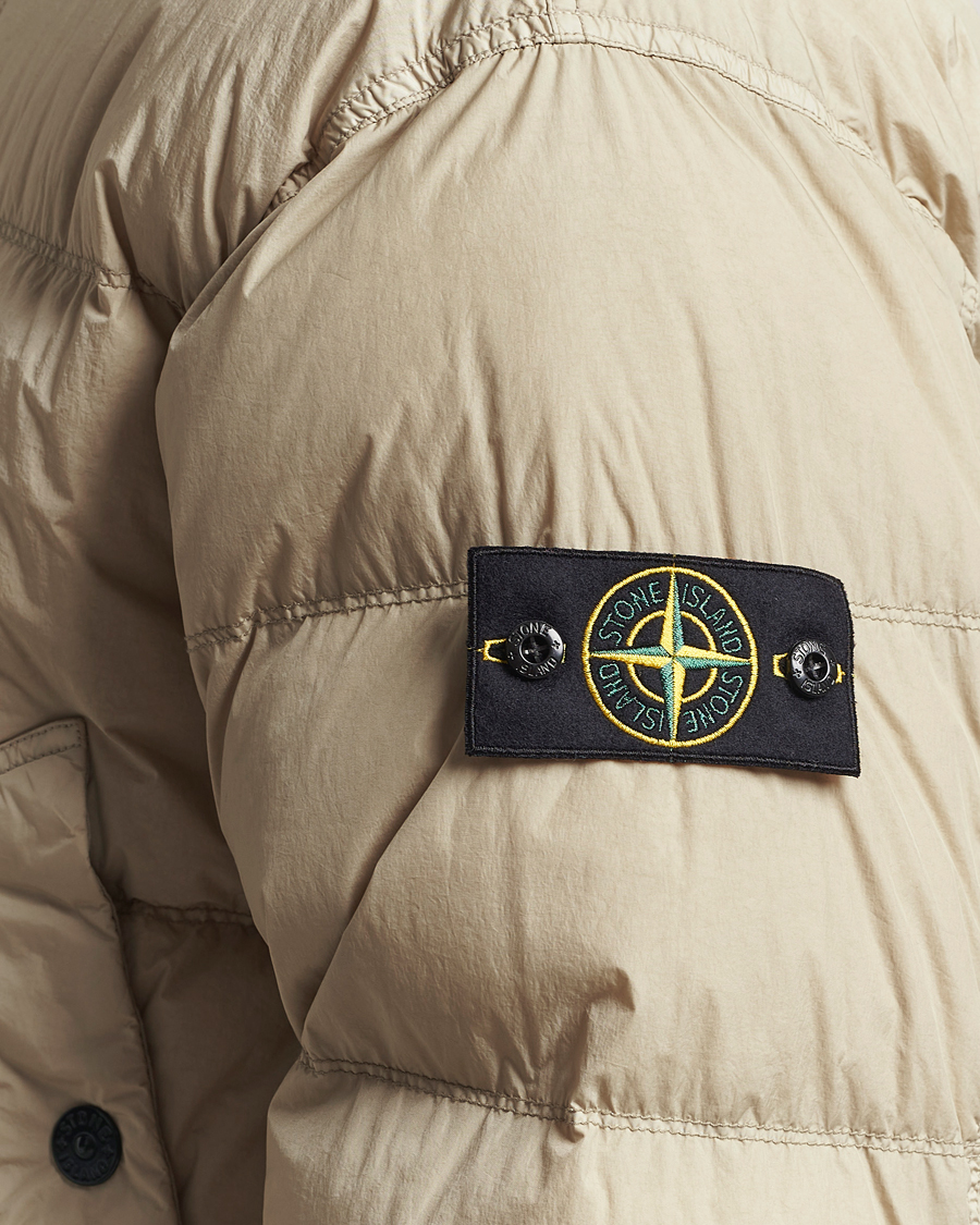 Homme | Manteaux Et Vestes | Stone Island | Crinkle Reps Down Jacket Beige