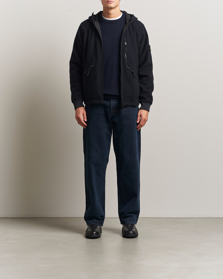 Homme | Manteaux Et Vestes | Stone Island | Panno Ratinato Wool Jacket Navy