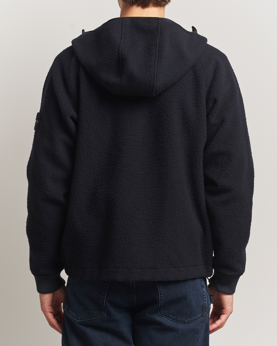 Homme | Manteaux Et Vestes | Stone Island | Panno Ratinato Wool Jacket Navy