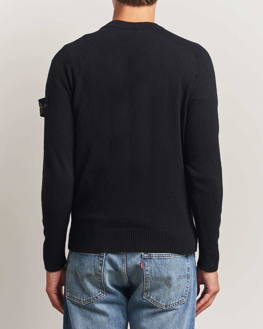 Homme | Pulls Et Tricots | Stone Island | Knitted Geelong Wool Cardigan Black