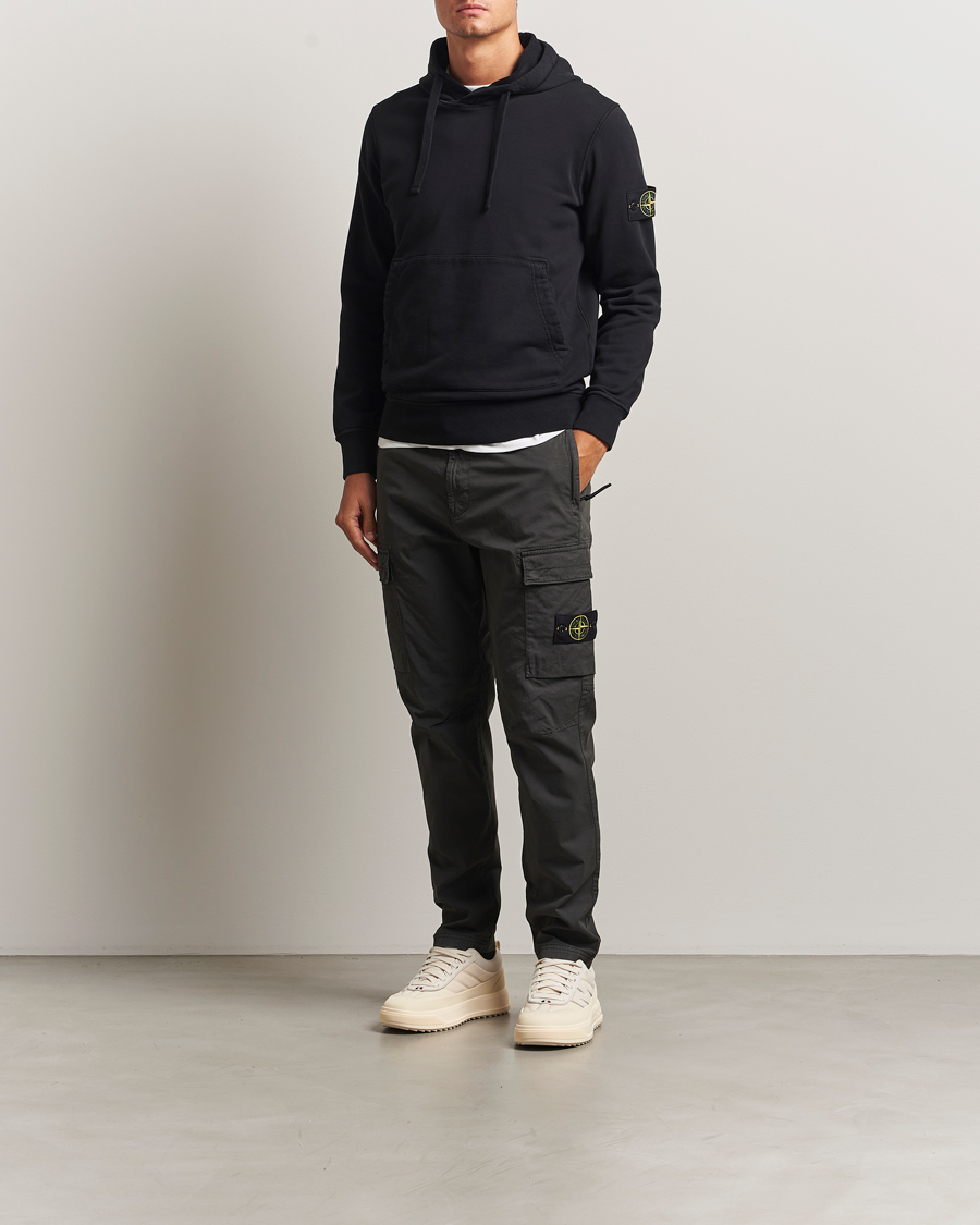 Homme | Pantalons | Stone Island | Supima Cotton Stretch Cargo Trousers Lead Grey