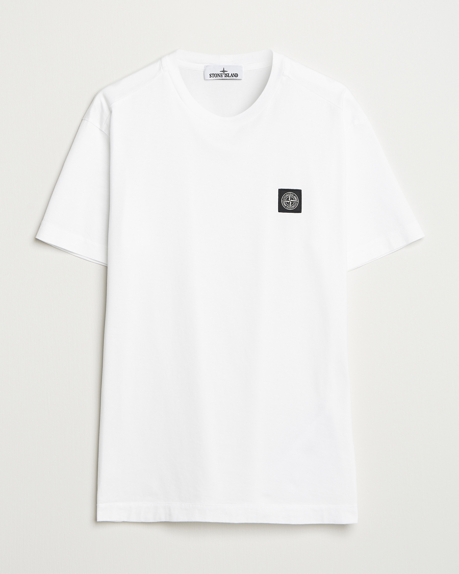 Homme | T-shirts | Stone Island | Garment Dyed Cotton Jersey T-Shirt White
