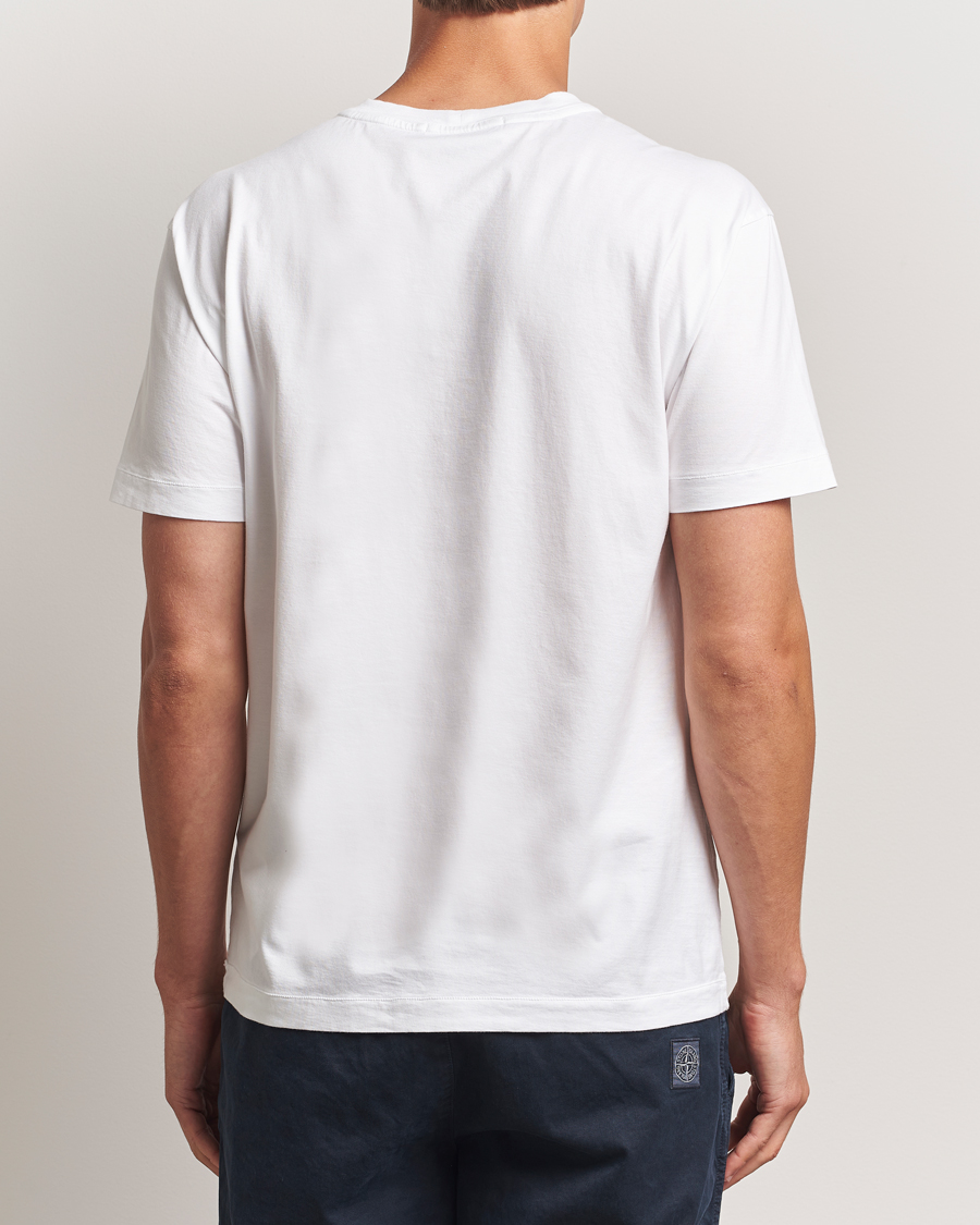 Homme | T-shirts | Stone Island | Garment Dyed Cotton Jersey T-Shirt White