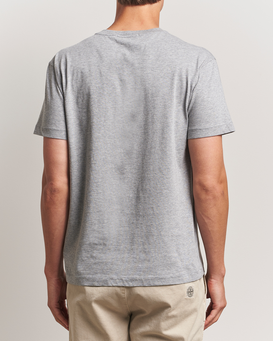 Homme | T-shirts | Stone Island | Garment Dyed Cotton Jersey T-Shirt Grey Melange