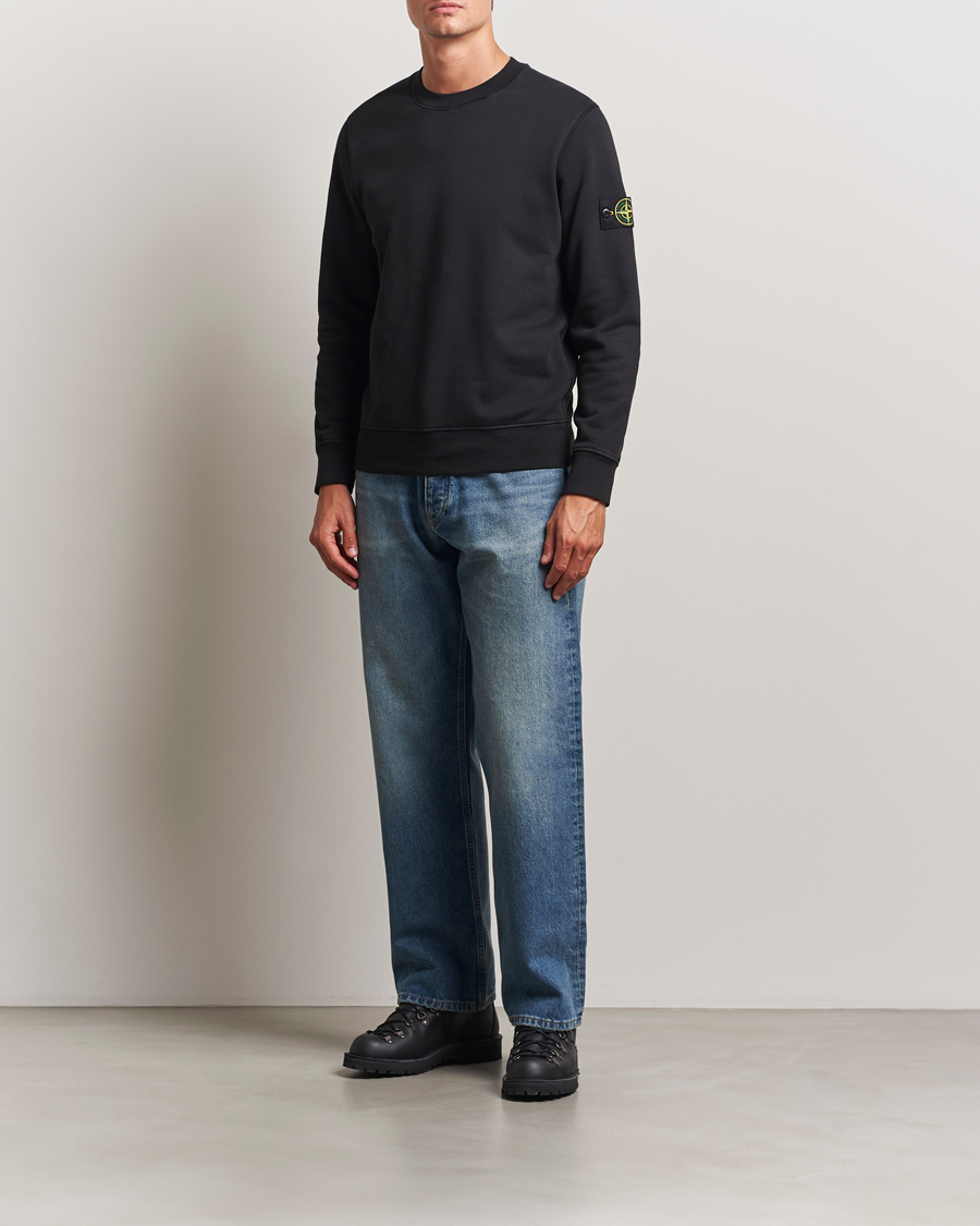 Homme | Pulls Et Tricots | Stone Island | Garment Dyed Fleece Sweatshirt Black