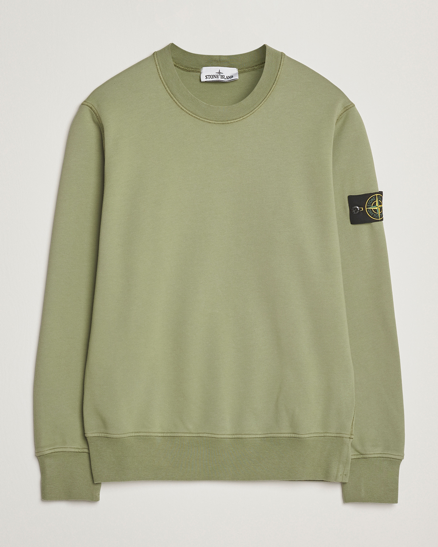 Homme | Pulls Et Tricots | Stone Island | Garment Dyed Fleece Sweatshirt Sage