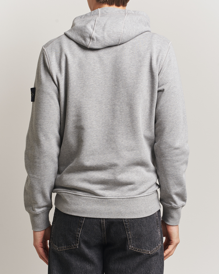 Homme | Pulls Et Tricots | Stone Island | Garment Dyed Fleece Hood Grey Melange