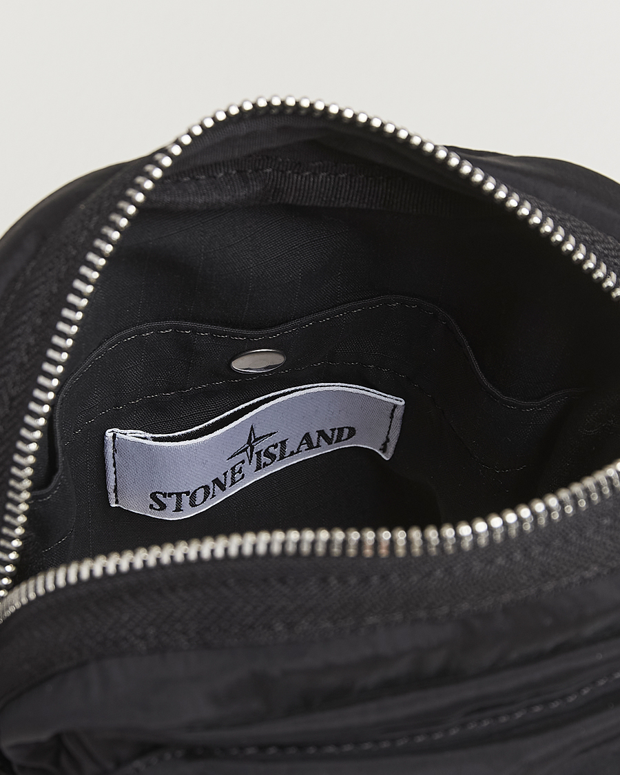 Homme | Stone Island Nylon Metal Cross Body Bag Black | Stone Island | Nylon Metal Cross Body Bag Black