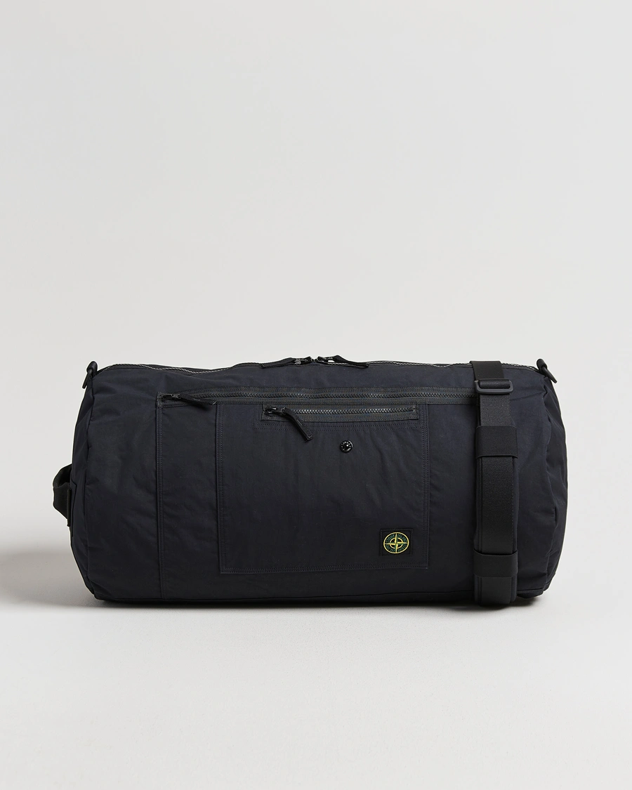 Homme | Sacs | Stone Island | Aluminum Tela Cotton Ripstop Weekendbag Black