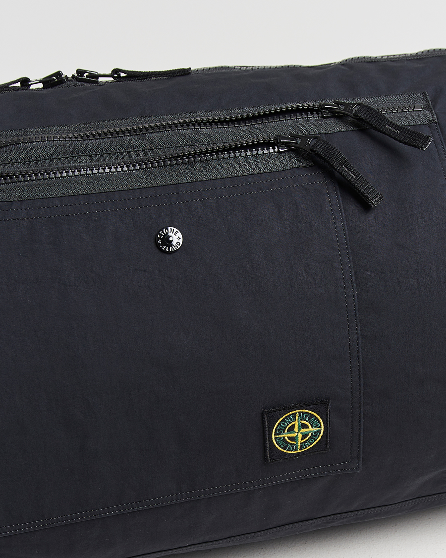 Homme | Sacs | Stone Island | Aluminum Tela Cotton Ripstop Weekendbag Black