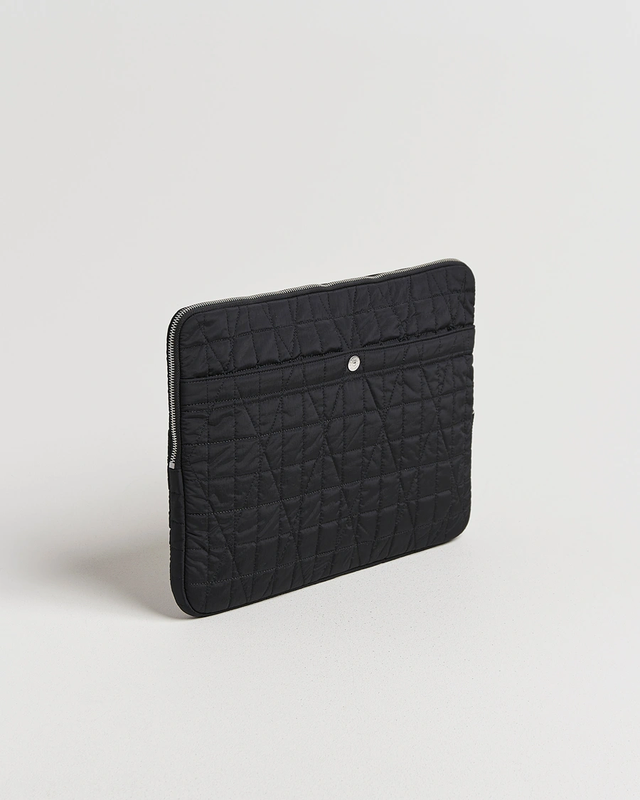 Homme | Sacs | Stone Island | Quilted Nylon Metal Laptop Case Black