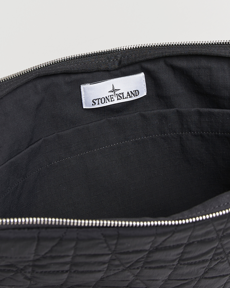 Homme | Sacs | Stone Island | Quilted Nylon Metal Laptop Case Black