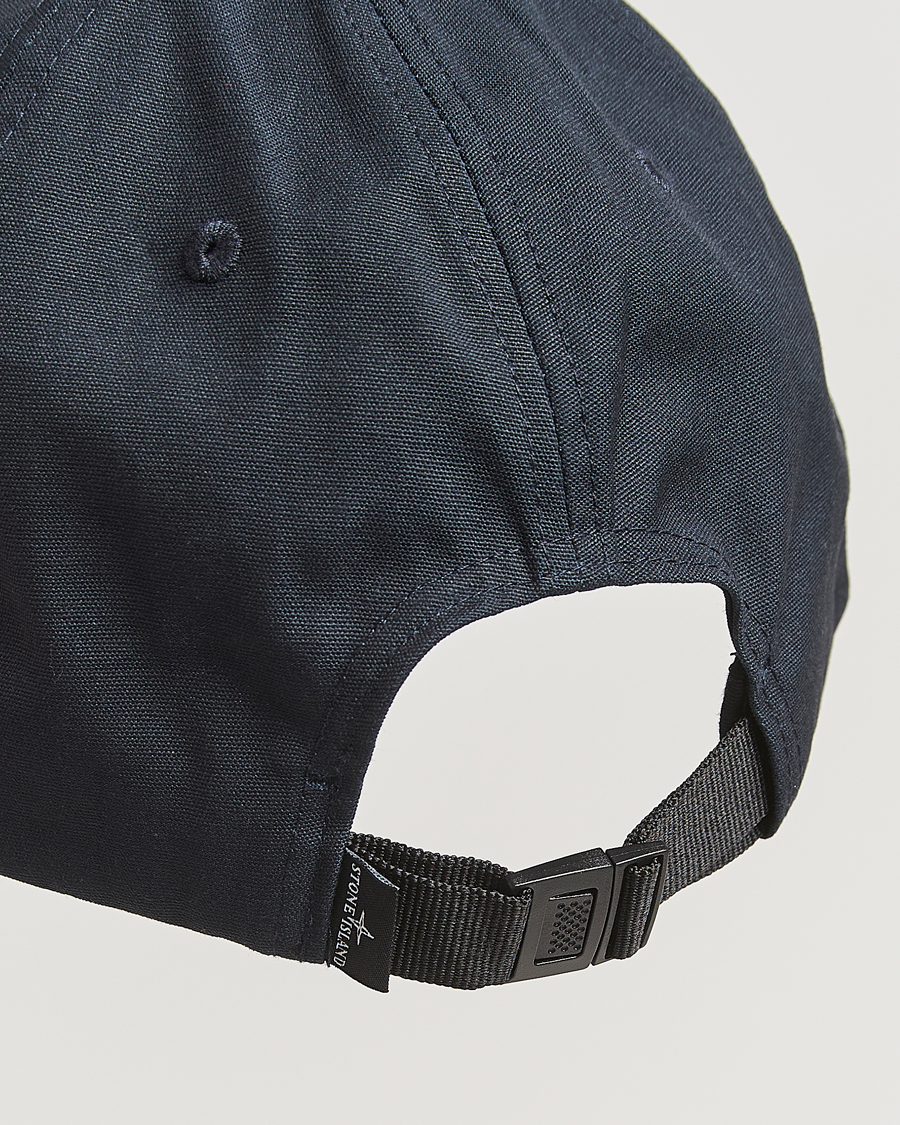 Homme | Bobs Et Casquettes | Stone Island | Classic Cotton Logo Cap Navy