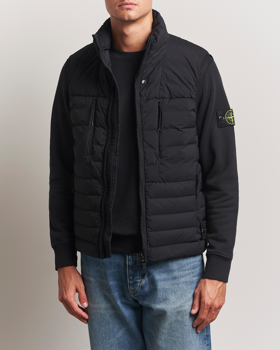 Homme | Manteaux Et Vestes | Stone Island | Nylon Down Vest Black