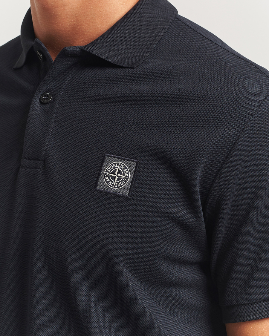 Homme | Polos | Stone Island | Organic Cotton Pique Polo Navy
