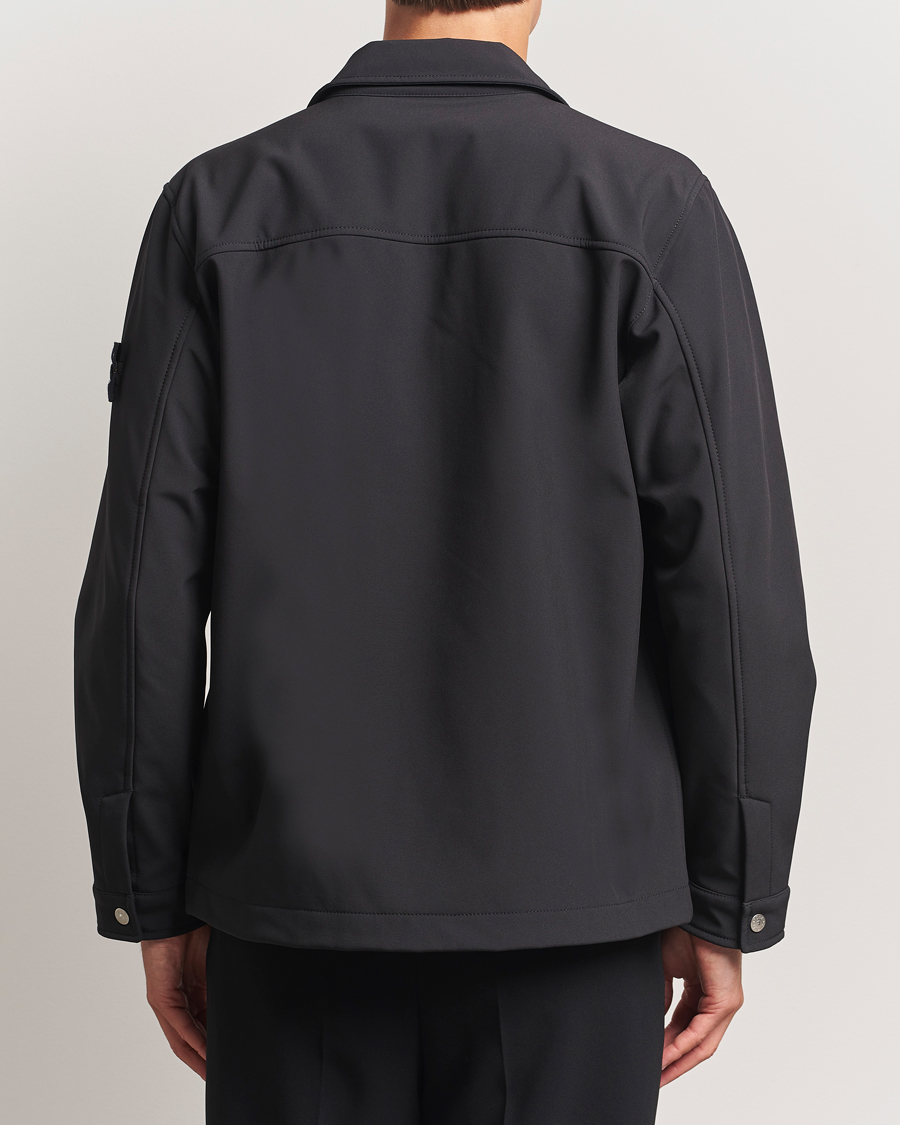 Homme | Manteaux Et Vestes | Stone Island | Soft Shell Shirt Jacket Black