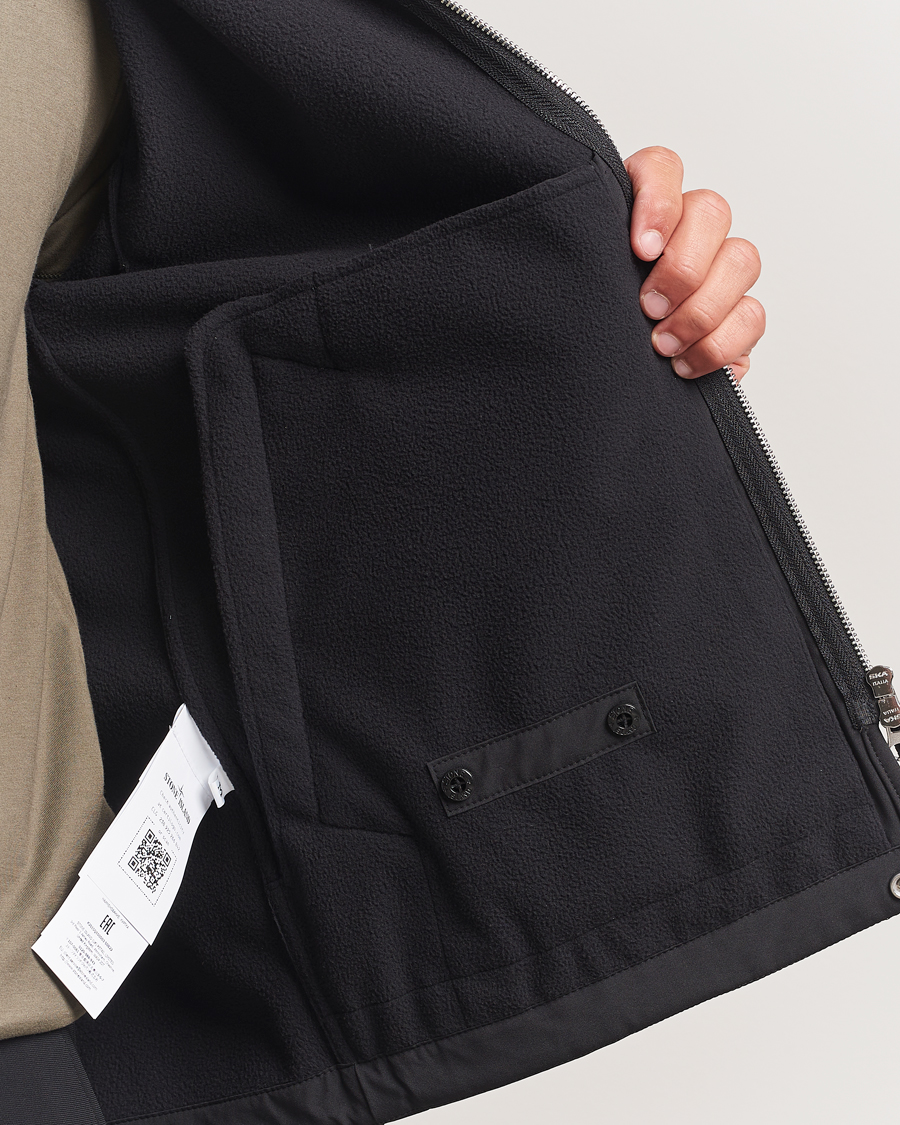 Homme | Manteaux Et Vestes | Stone Island | Soft Shell Shirt Jacket Black