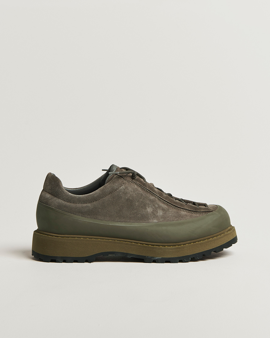 Homme | Baskets | Stone Island | Low Top Suede Sneakers Military Green
