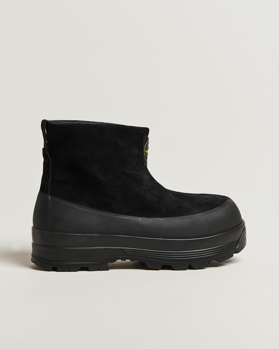 Homme | Bottes | Stone Island | Suede Boots Black
