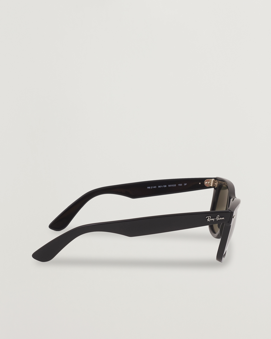 Homme | Lunettes De Soleil | Ray-Ban | Original Wayfarer Polarized Sunglasses Black/Green