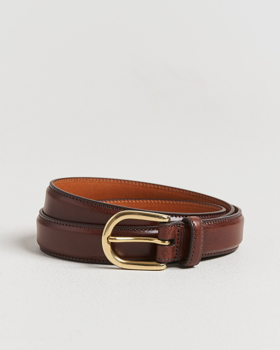 Homme | Ceintures | Kamakura Shirts | Vintage Ivy Horseshoe Buckle Belt Brown