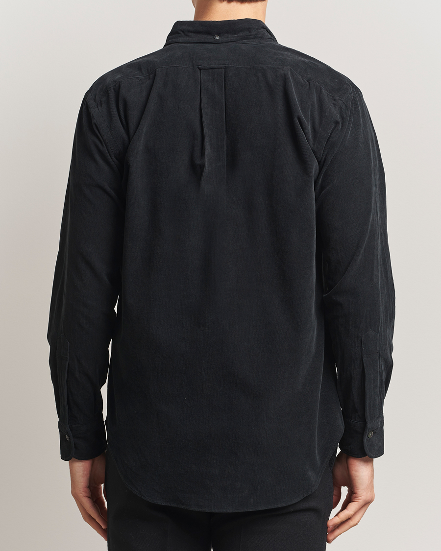 Homme | Chemises | Kamakura Shirts | Vintage Ivy Needle Cord Shirt Black