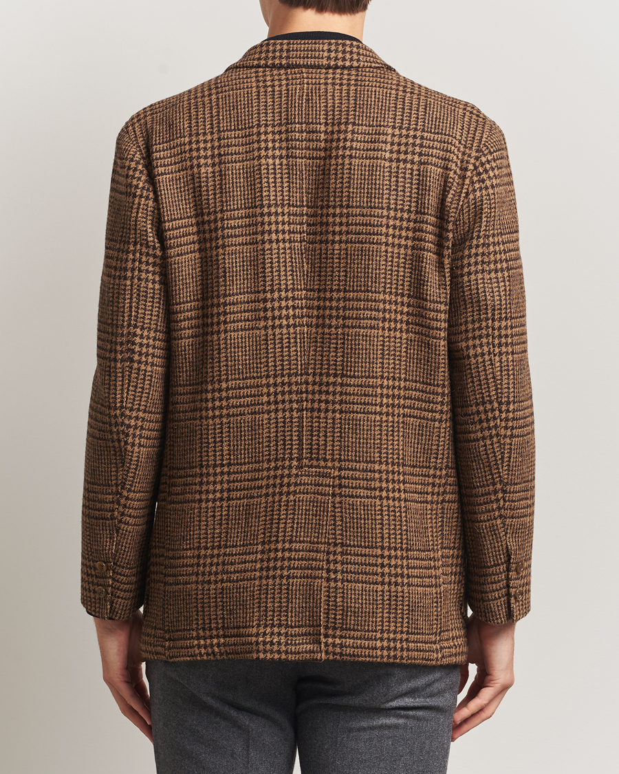 Homme | Blazers | Kamakura Shirts | Unconstructed Ivy Blazer Brown Glenplaid
