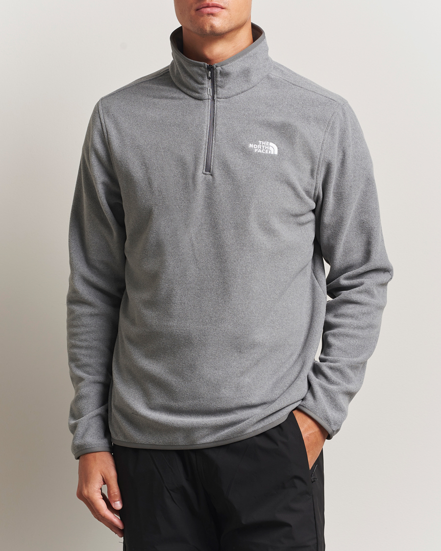 Homme | Pulls Et Tricots | The North Face | Glacier Fleece 1/4 Zip Grey