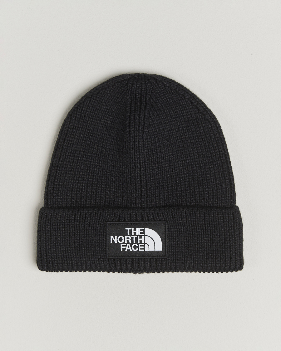 Homme | The North Face Logo Box Cuffed Beanie Black | The North Face | Logo Box Cuffed Beanie Black