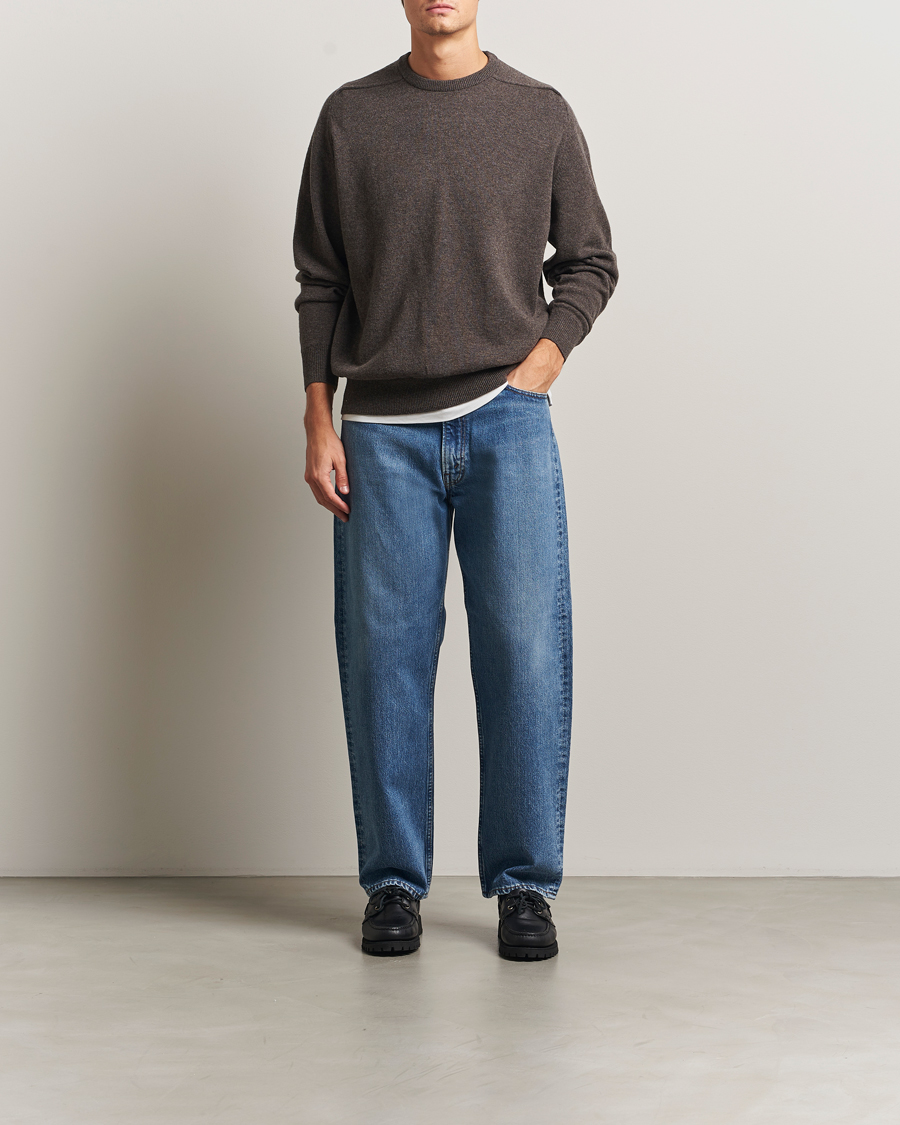 Homme | Chemises | orSlow | 101 Dad Fit Jeans Denim Used