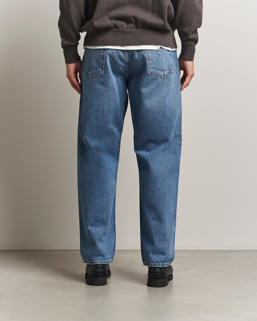 Homme | Chemises | orSlow | 101 Dad Fit Jeans Denim Used