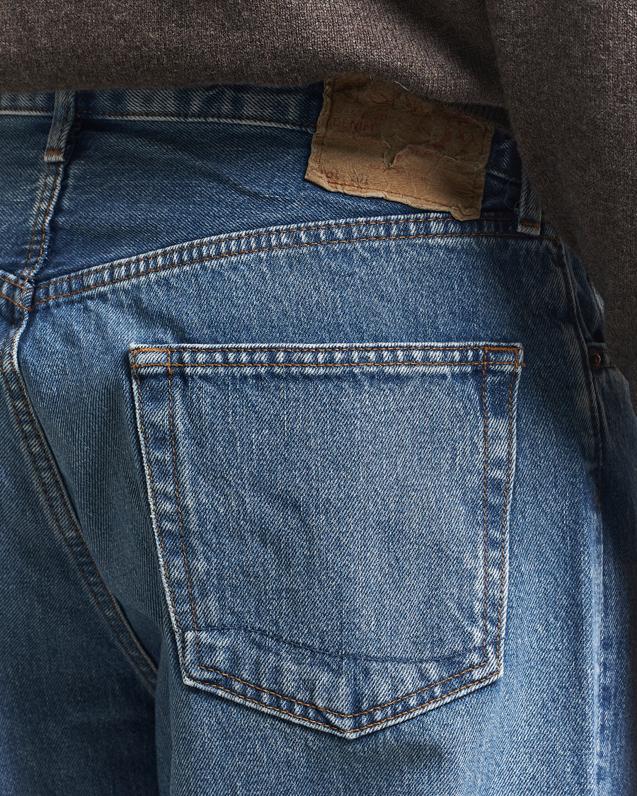 Homme | Chemises | orSlow | 101 Dad Fit Jeans Denim Used