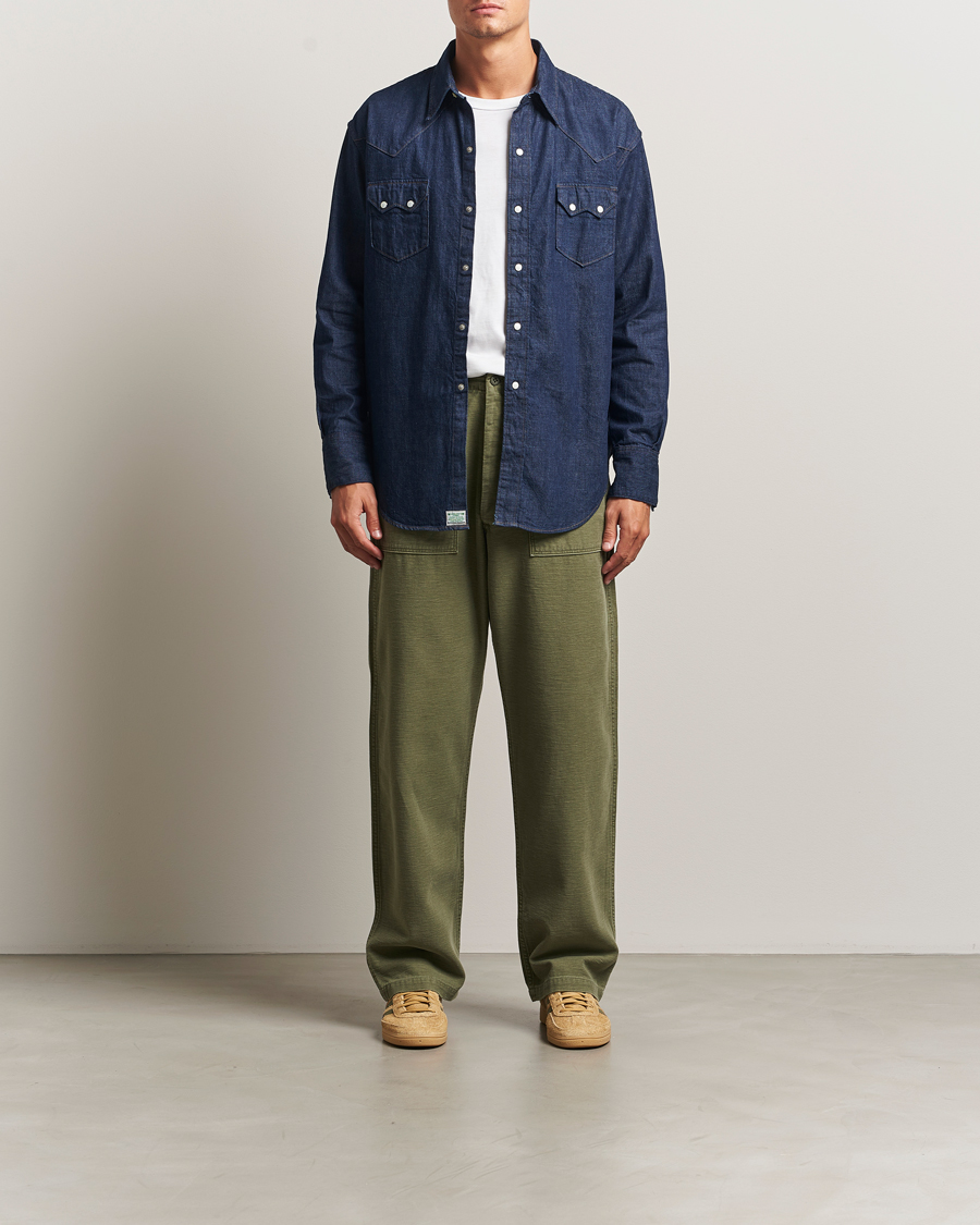 Homme | Pantalons | orSlow | Vintage Fit Fatigue Pants Dark Olive