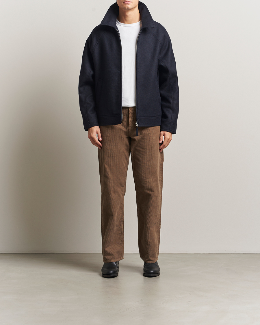 Homme | Manteaux Et Vestes | A.P.C. | Chase Wool Bomber Jacket Dark Navy