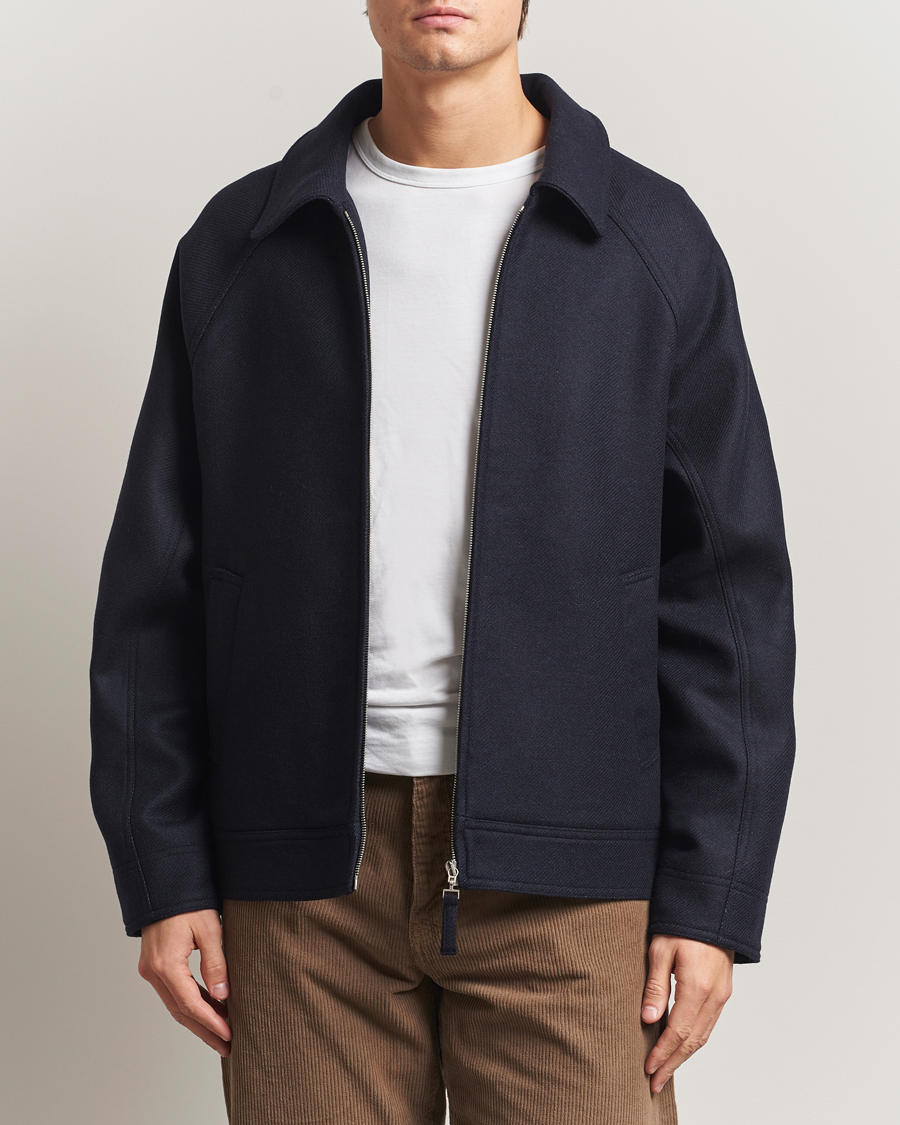 Homme | Manteaux Et Vestes | A.P.C. | Chase Wool Bomber Jacket Dark Navy
