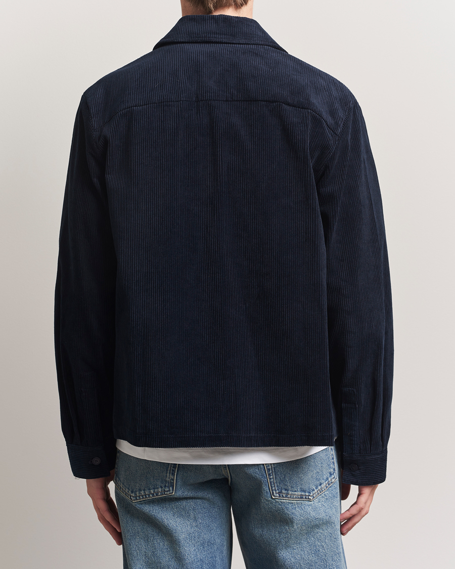 Homme | Chemises | A.P.C. | Leon Corduroy Overshirt Dark Navy
