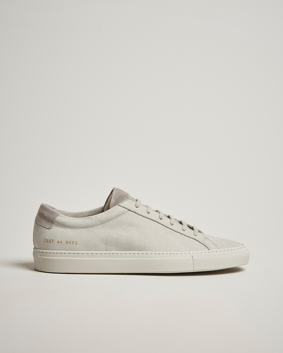 Homme | Common Projects Original Achilles Nubuck Sneaker Light Grey | Common Projects | Original Achilles Nubuck Sneaker Light Grey