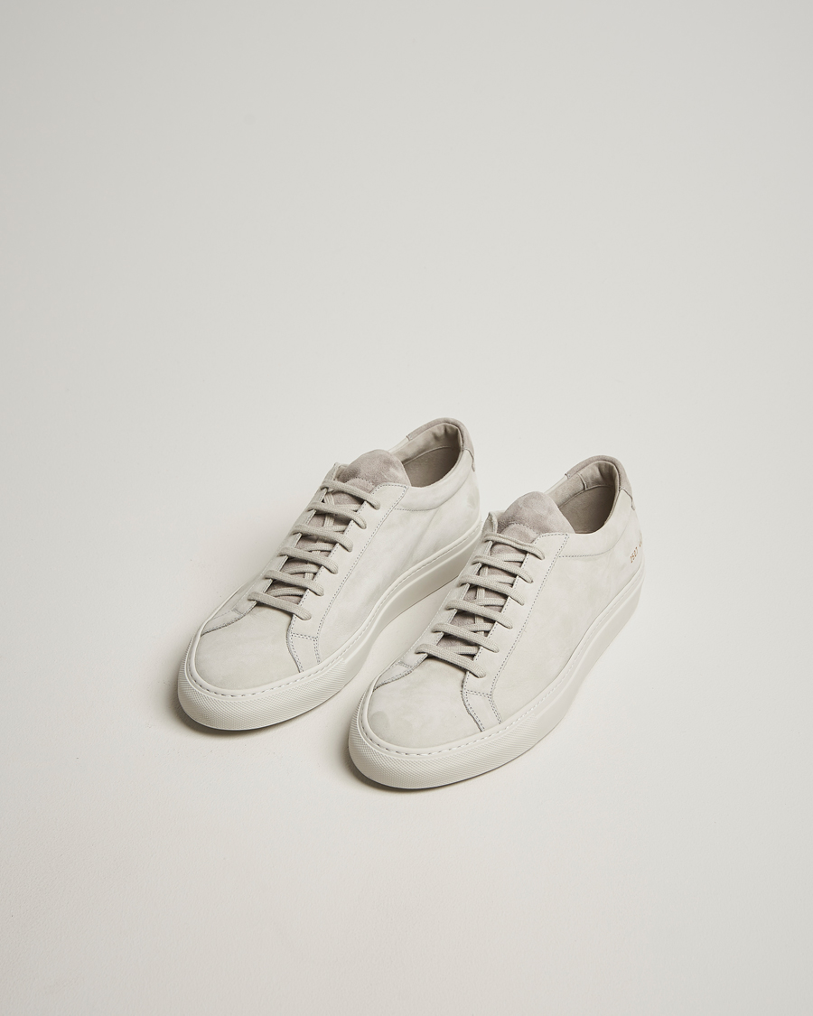 Homme | Common Projects Original Achilles Nubuck Sneaker Light Grey | Common Projects | Original Achilles Nubuck Sneaker Light Grey