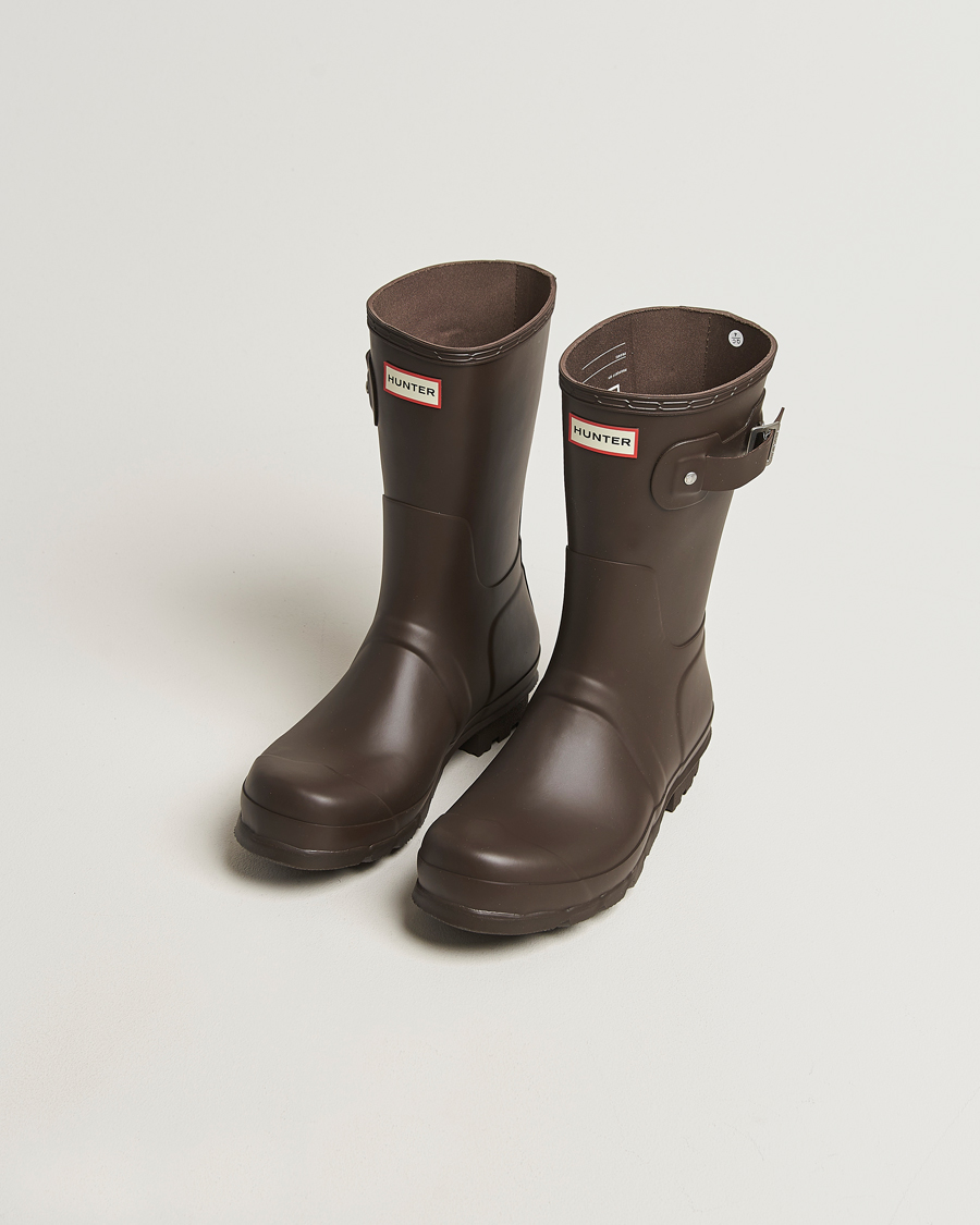 Homme | Couvre-Chaussures | Hunter Boots | Original Short Boot Dark Brown