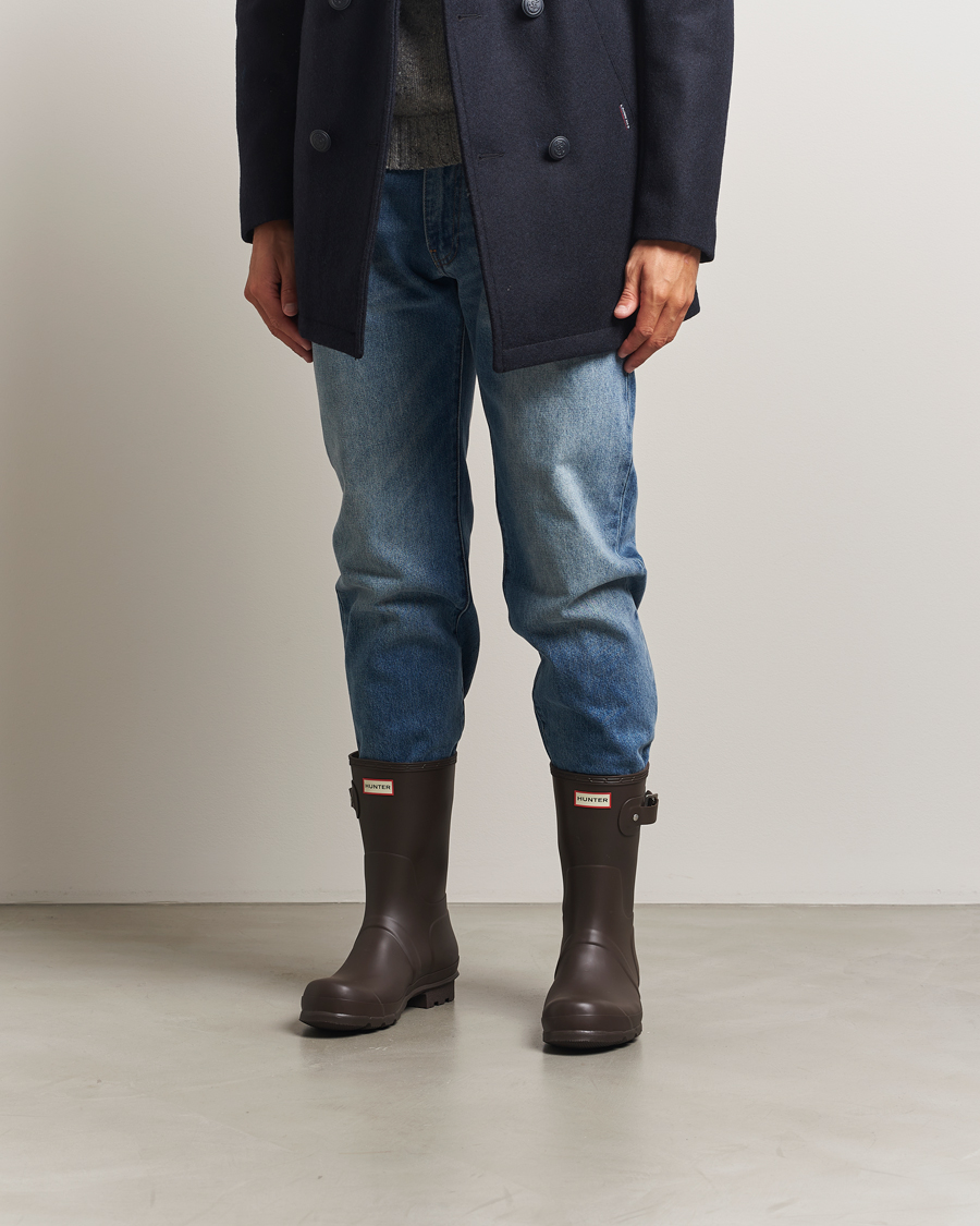 Homme | Couvre-Chaussures | Hunter Boots | Original Short Boot Dark Brown