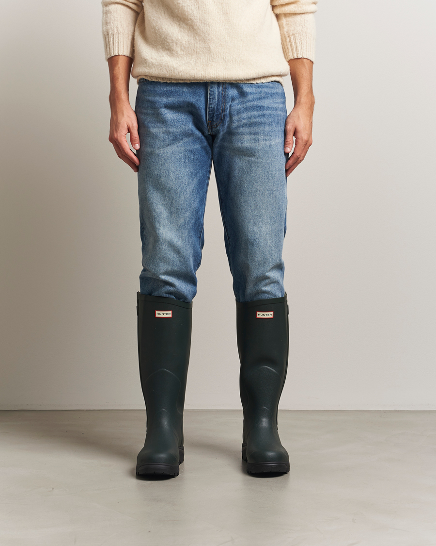 Homme | Couvre-Chaussures | Hunter Boots | Balmoral Full Zip Boot Dark Olive