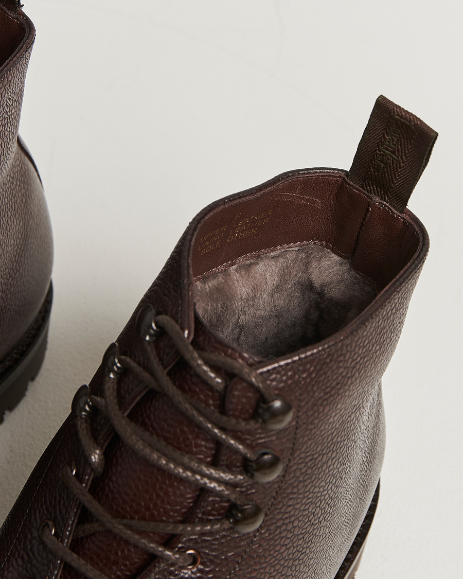 Homme | Bottes | Loake 1880 | Sedbergh Sherling Boot Dark Brown