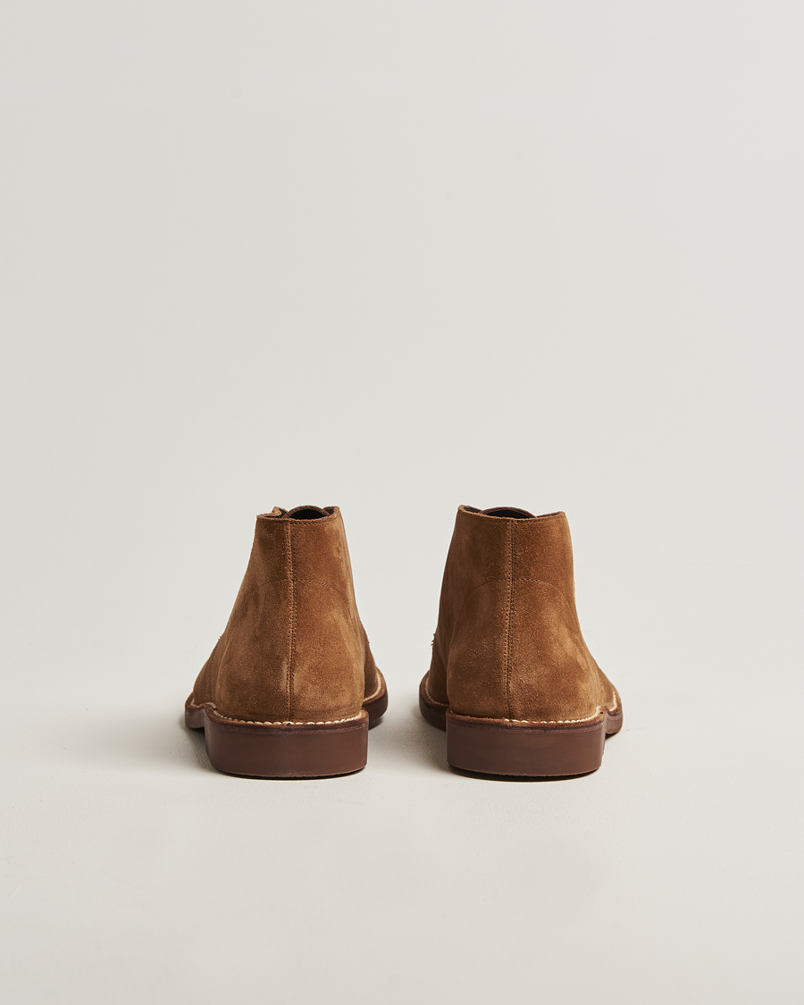Homme | Bottes | Loake Shoemakers | Sahara Suede Chukka Chestnut