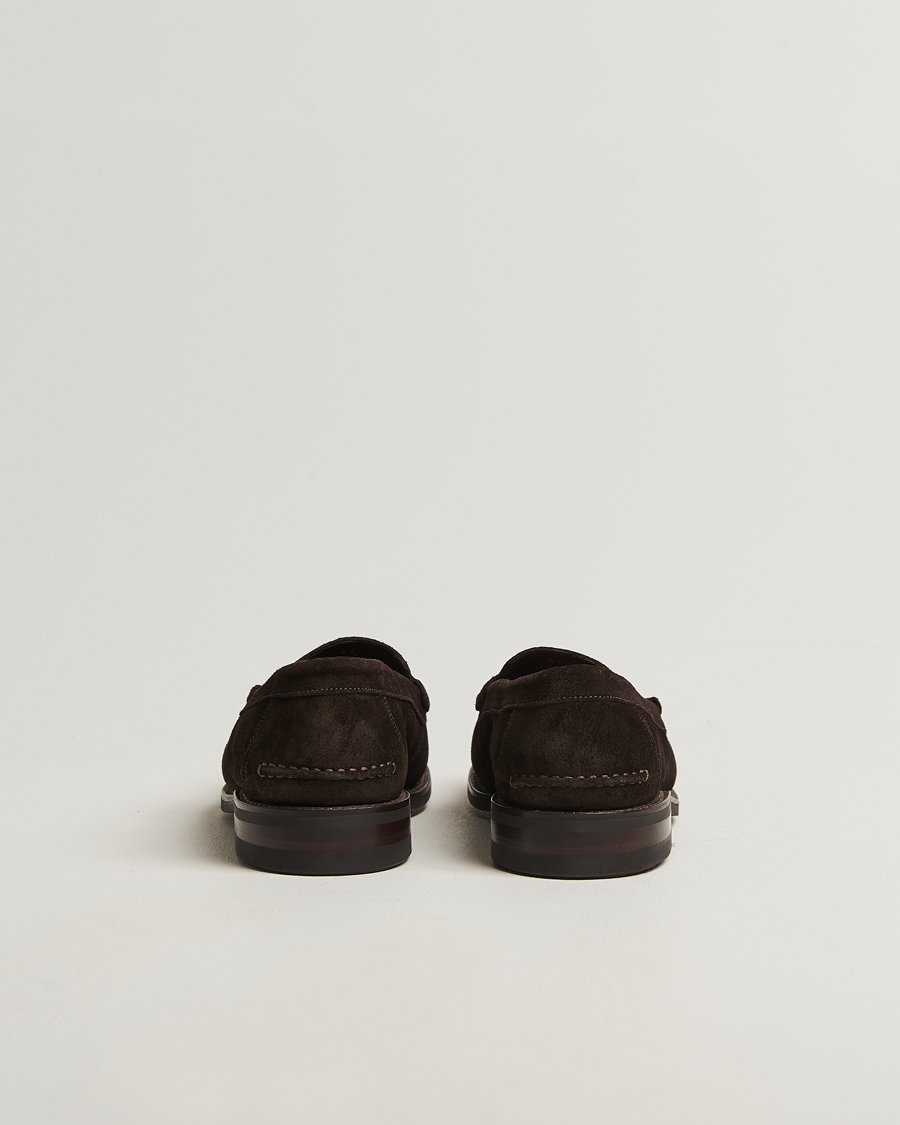 Homme | Loafers | Loake 1880 | Kingscliffe Suede Loafer Dark Brown