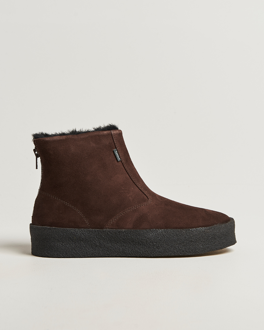 Homme | Loake 1880 Curling Sherling Boot Dark Brown | Loake 1880 | Curling Sherling Boot Dark Brown