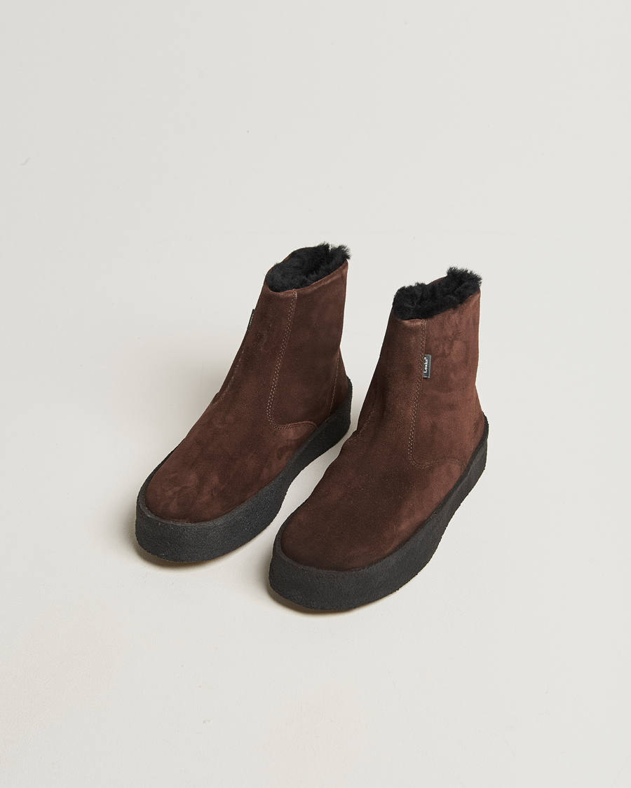 Homme | Loake 1880 Curling Sherling Boot Dark Brown | Loake 1880 | Curling Sherling Boot Dark Brown
